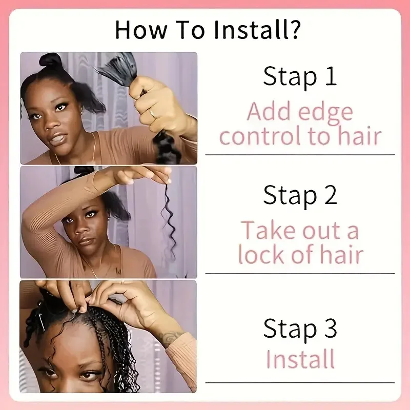 Capelli umani sfusi a onde profonde 12A per intrecciare fasci di capelli senza trama per trecce Boho estensioni dei capelli umani vergini brasiliani 95g