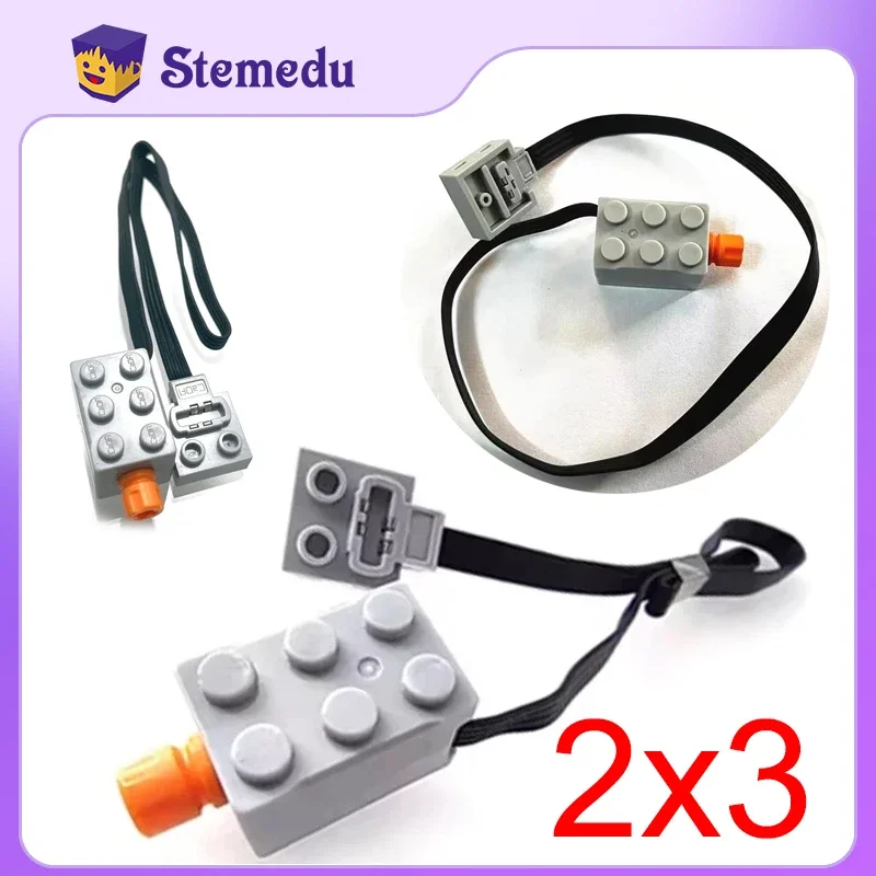 2x3 Micro Mini Motor Tech MOC Customized Parts Building Blocks Power Functions Compatible with Legoeds 43362c01 2986