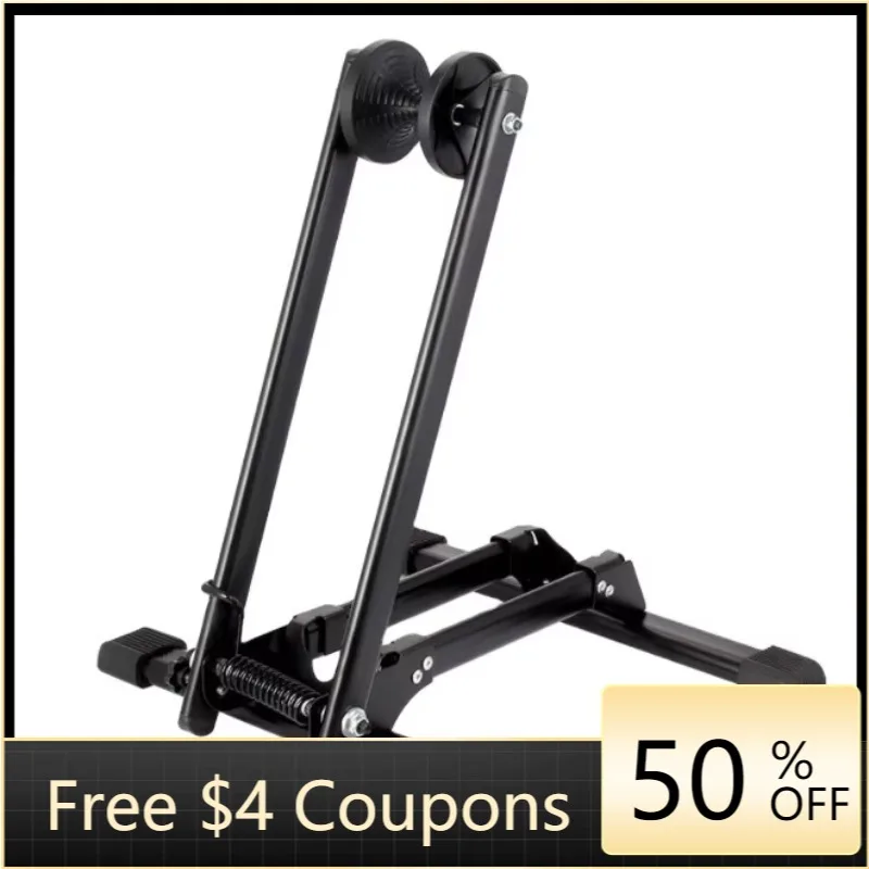 

Foldable Portable Bicycle Parking Holder Rack Mountain Bike Support Frame Vehicle Display Stand Bicycle Hanger Storage Stand
