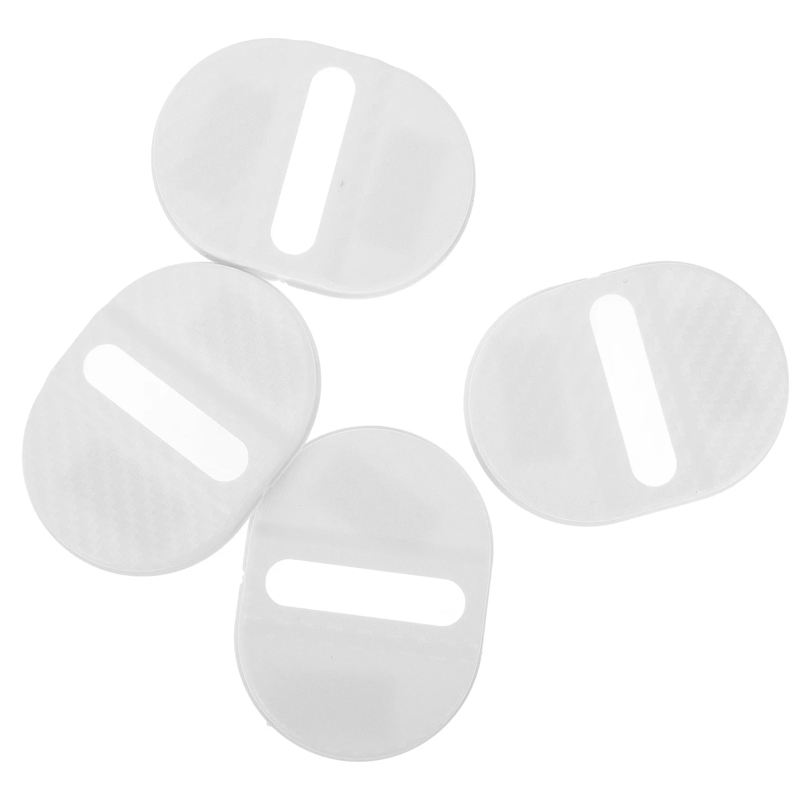 

4Pcs Door Lock Protection Pad - Universal Car Door Lock Latch Cover with Anti-Shock Design, Prevents Dirt and Impact Damage,