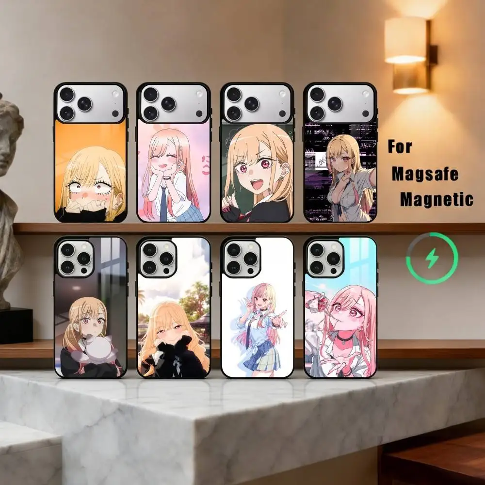 

Чехол для телефона Marin Kitagawa My Dress Up Darling для iPhone 17, 16, 15, 14, 13, 12, 11 Plus, Pro Max, магнитный, для беспроводной зарядки Magsafe