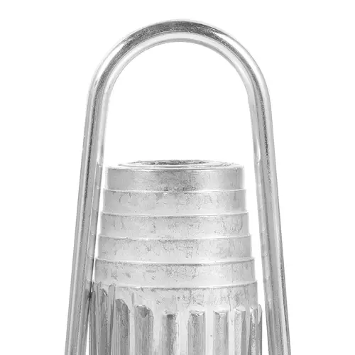 Imagen 2 del producto Tendedero de tendedero de aluminio de primera calidad, Hardware metálico, rodamiento de bolas de resorte, tensores de línea operados por giro, cuerda ajustable, 4 Uds.