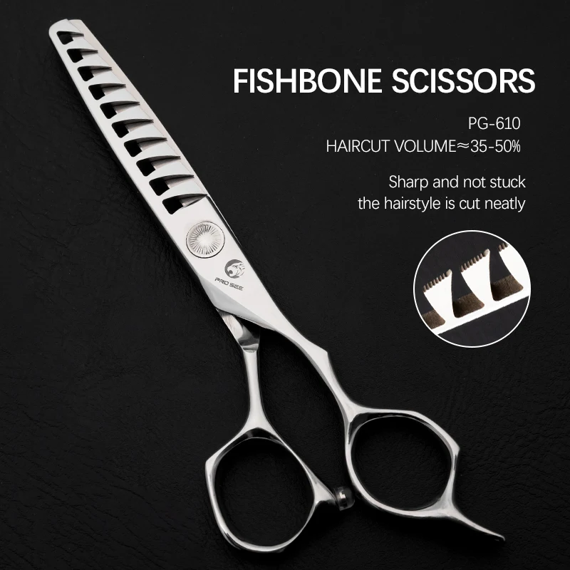 Professional Razor Edge Barber Hair Cutting Thinning Scissors Set Stainless Steel 6.0 inch Length Wholesale Beauty instrument