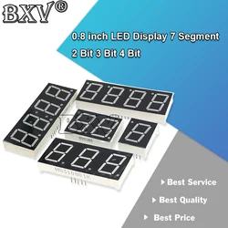 0.8inch LED Display 7 Segment 2 Bit 3 Bit 4 Bit GOHJMY Digit Tube Red Common Cathode / Anode Digital 0.8 Inch Led