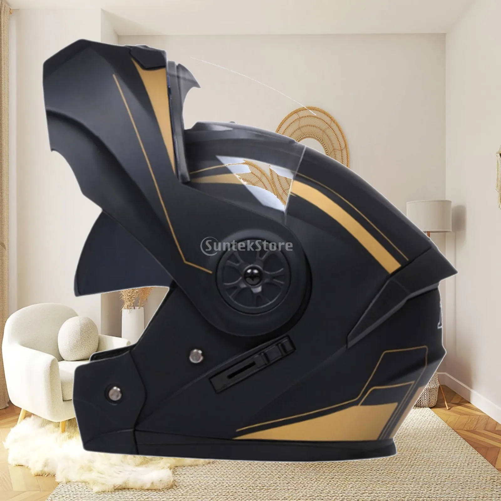 フルフェイスオートバイヘルメットモトクロスヘルメット保護ヘルメット四季女性男性アクセサリー換気自転車ヘルメット
