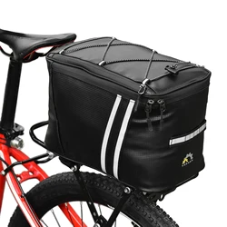 YSANAM Water Resistant Bike Rack Bag with Thermal Insulation Compartment Bicycle Bag Bike Trunk Bag MTB Cycling Cooler Bag