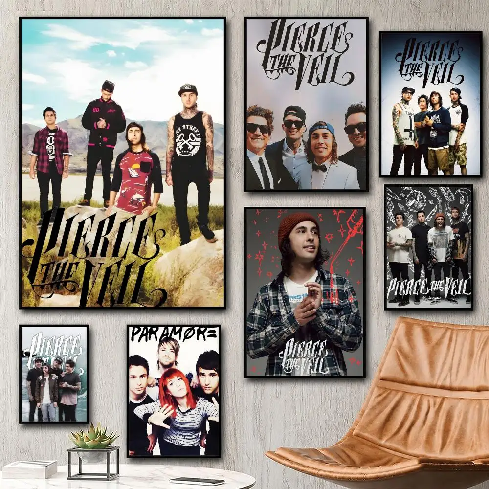 Aesthetic Wall Art Poster Trendy band Pierce the Veil Poster for Bedroom Dorm Room Home Decor Large Wall Picture Print