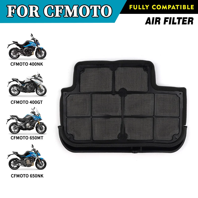 

For CFMOTO 400NK Air Filter CF MOTO 400GT 650MT 650NK Air Filter Element Filter Sponge Motorcycle Accessories Original Parts