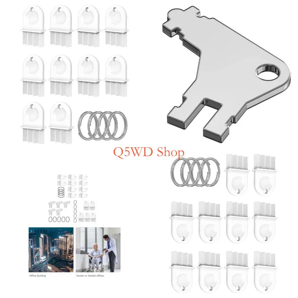 

Универсальный диспенсер для бумажных полотенец Q5WD, сменный ключ для диспенсера, легко носить с собой