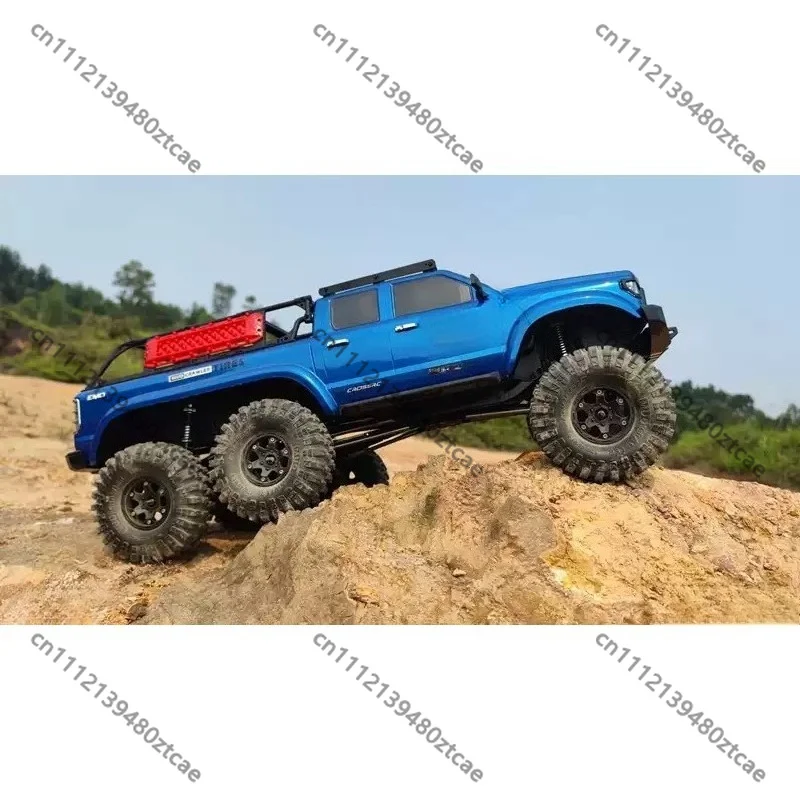 6X6 RC Rock Crawler Pickup Truck, Electric Off‑Road Car With Front‑Rear Differential Lock, RTR Hobby Vehicle