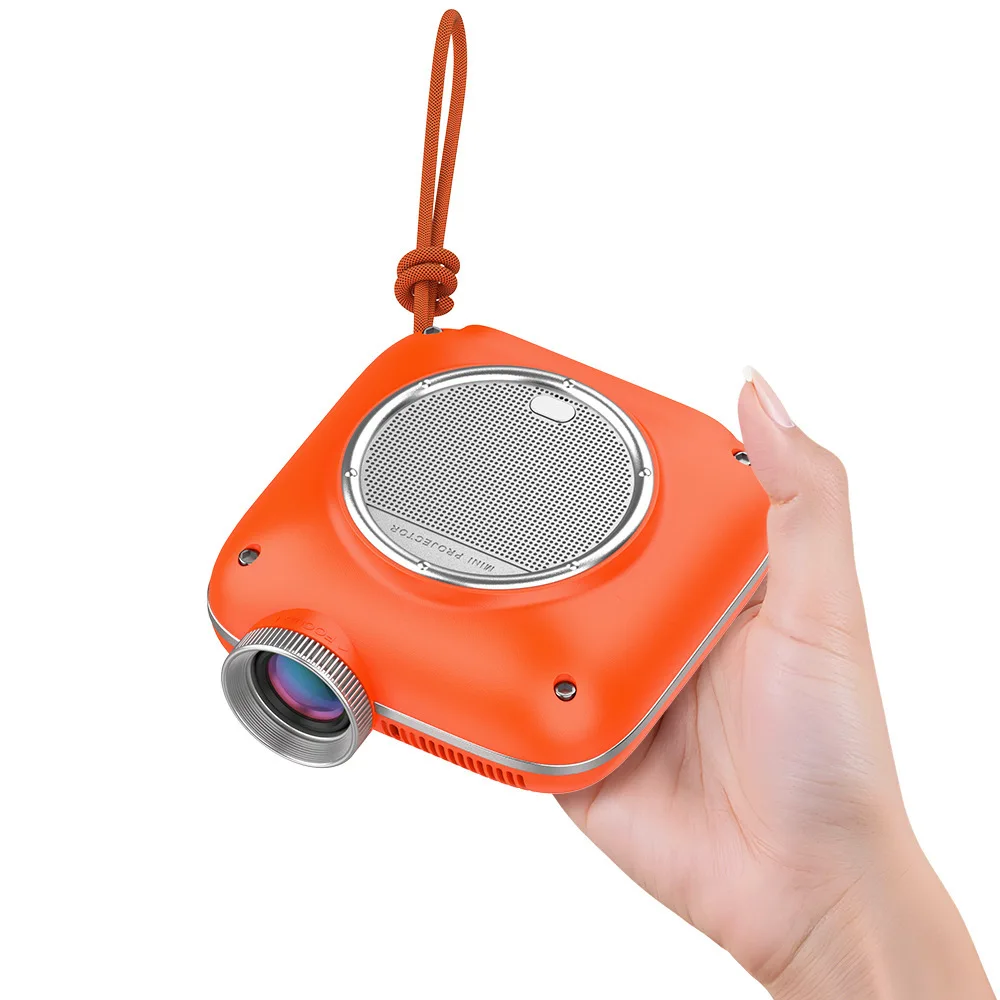 

Cross-border mini portable home projector small high-definition projector screen home theater wall projection mobile phone