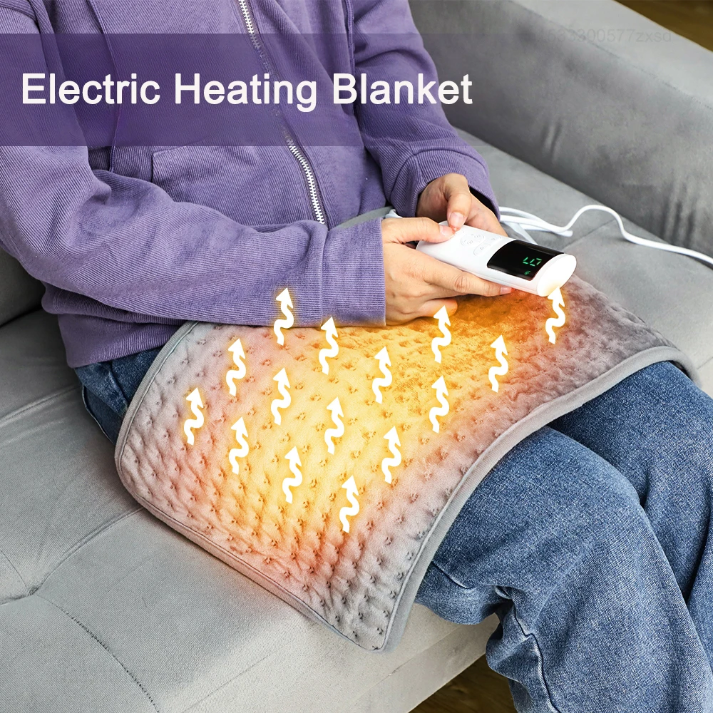 Одеяло с электроподогревом 58*29 см, коврик с подогревом, Электропростыня для кровати, дивана, теплые зимние тепловые одеяла, подогреватель для дома и офиса