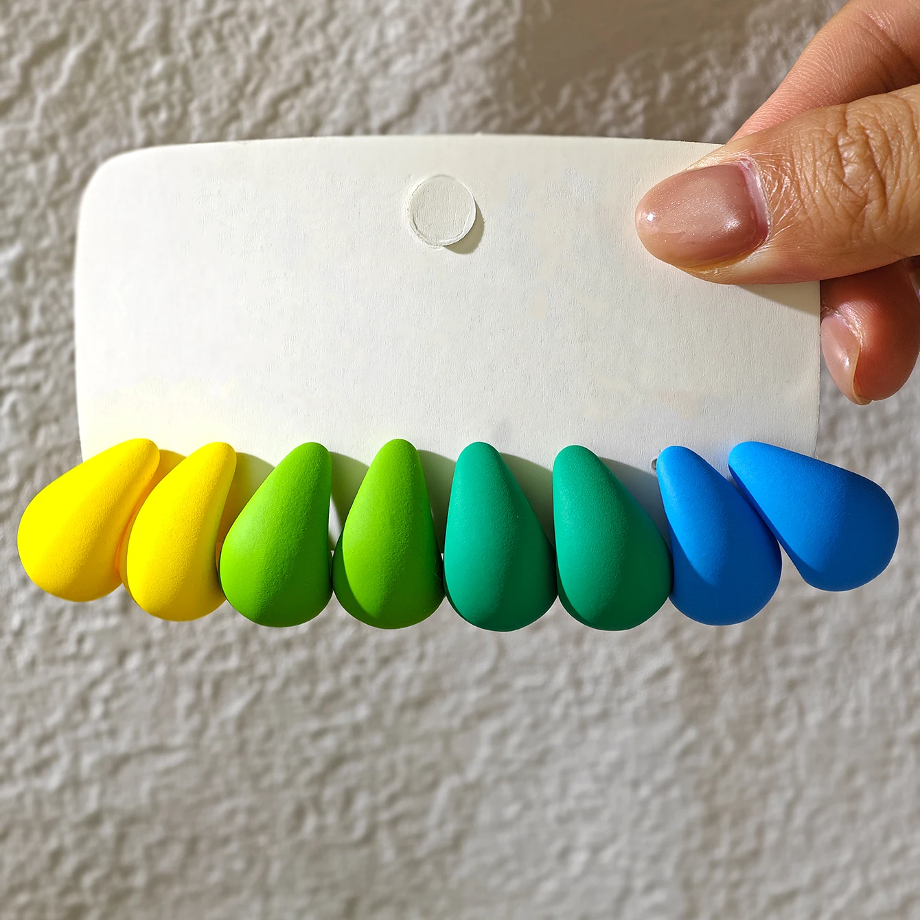 عبر الحدود الداكن الراتنج قطرة الماء الأقراط البني الطوب الأحمر اللون مطابقة لطيف الحلو اليومية عطلة القرط مجموعة #5