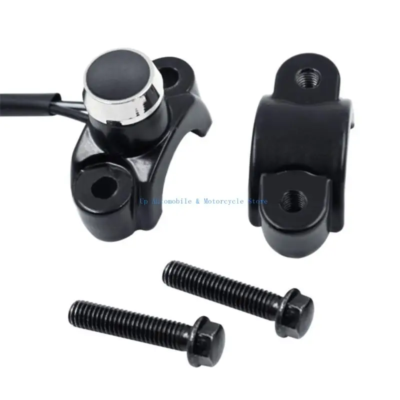 

270E Aluminum Alloy Handlebar Mount Start Horn Headlight Momentary Action Switch Button 22cm 7/8" Motorcycle Switch