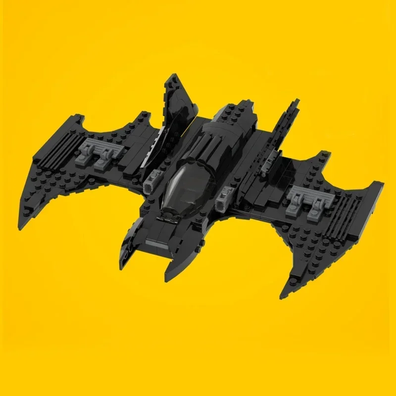 Moc 빌딩 벽돌 유명한 박쥐 영화 모델 슈퍼 Batfighter 기술 모듈 형 블록 선물 어린이를위한 장난감 DIY 세트 조립