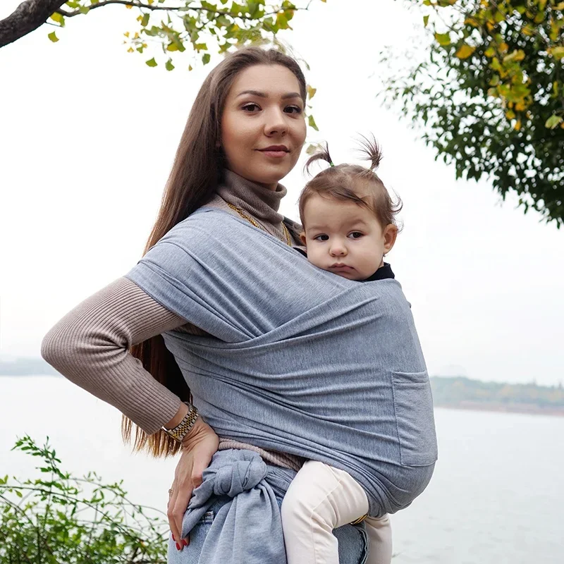 New Newborn infant easy to wear adjustable baby holder carrier baby sling carrier wrap with pocket