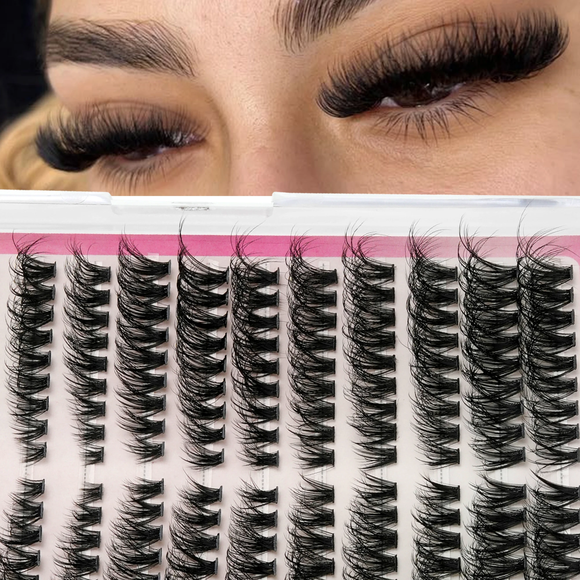 Накладные ресницы Wispy Cluste – обзор и цена Eyelash Extensions