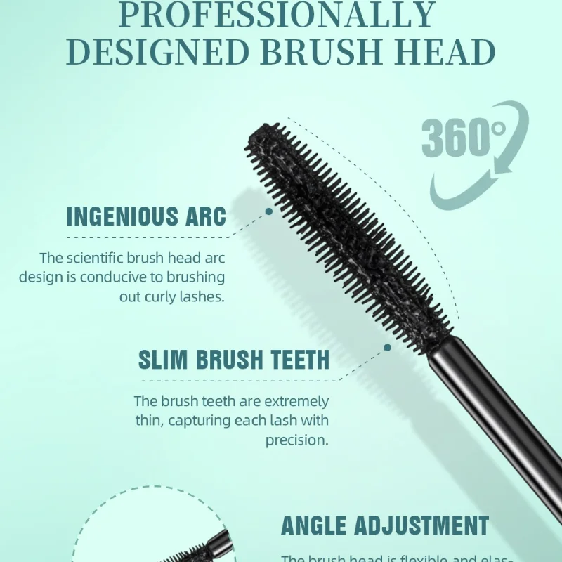 ميكب메이크업5D Waterproof Mascara Lengthening Eyelashes Long Lasting Sweatproof Mascara Black Lashes Eyelash Beauty Eyes Makeupمكياج