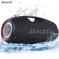 ZEALOT S78 120W High power bluetooth speaker portable RGB colorful light waterproof wireless subwoofer 360 stereo surround TWS