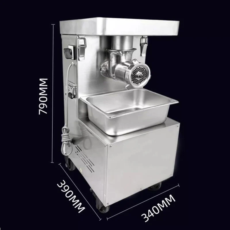 Elektryczna maszyna do mieszania przemysłowa maszynka do mięsa sklep mięsny z kurczakiem 3KW mocny pionowy maszynka do mielenia mięsa