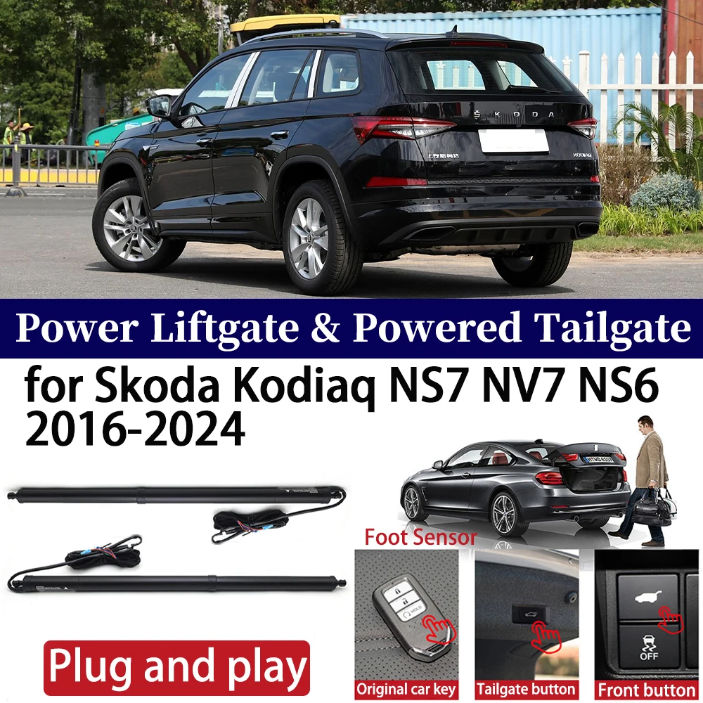 

for Skoda Kodiaq NS7 NV7 NS6 2016-2024 Car Auto Power Electric Tailgate Liftgate Lift Trunk Closer System Boot Lift Motor Kit