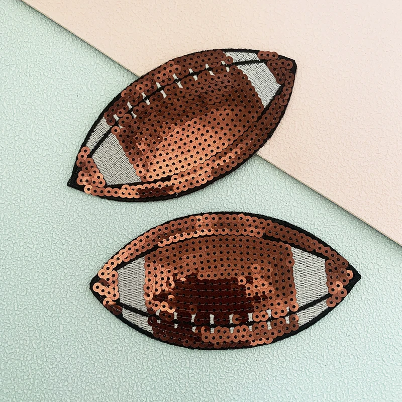 

Rugby Embroidered Patches, Sports Embroidered Stickers, Towel Embroidered Fabric Patches, Iron On Patches