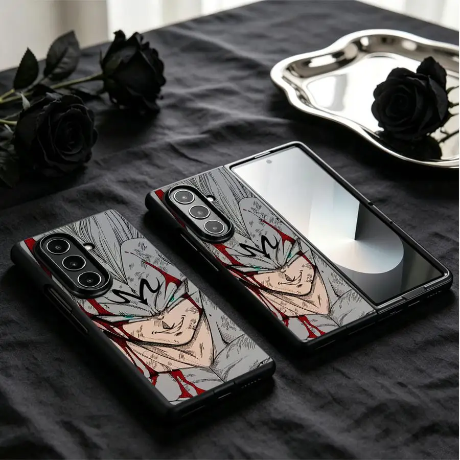 Dragon Ball Majin Vegeta Phone Shell Funda Case for Samsung Galaxy Z Fold8 Wide ZFold8 Z Fold 8 ZFold Wide