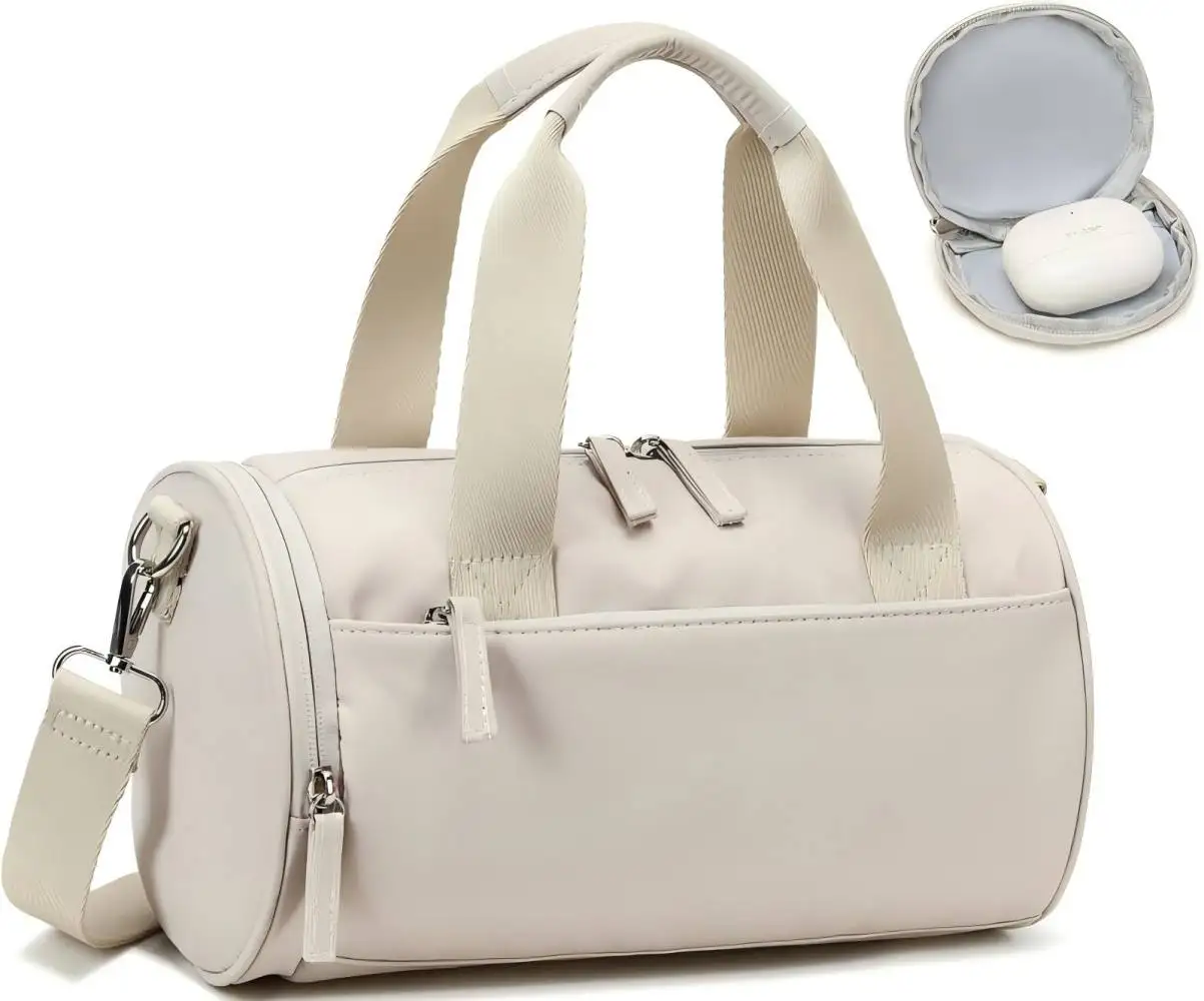 

Large Gym Bag Fitness Bags With Mini Earphone Bag Wet Dry Partition Training Yoga Travel Shoulder Handbag Work Out Swimming Bag