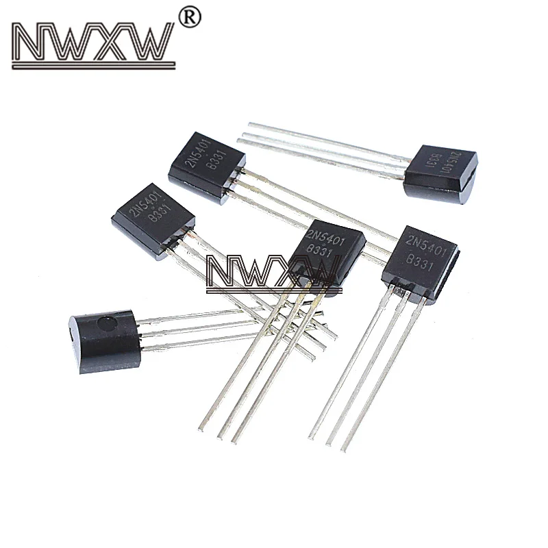 50 Stks/partij 2N5401 Om-92 0.3A/150V Pnp Power Transistor 5401 In-Line Transistor