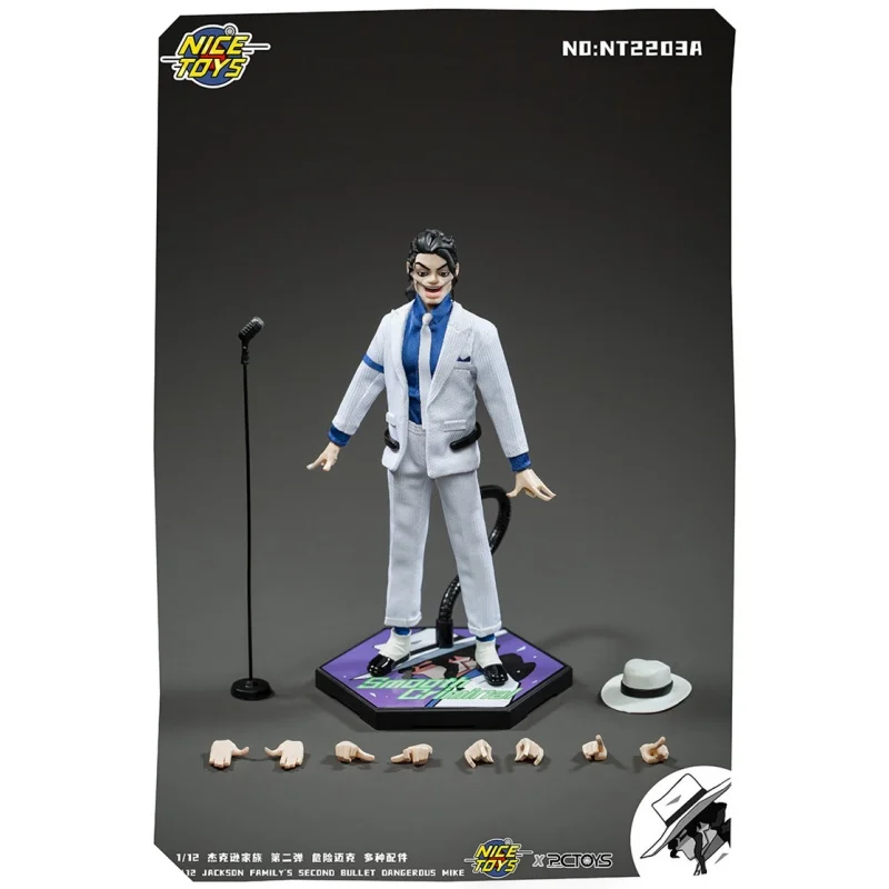 

Nicetoys Pctoys Nt2203 1/12 Scale King Of Pp Famous American Singer Musicians 6'' Full Set Male Action Figure Model Doll