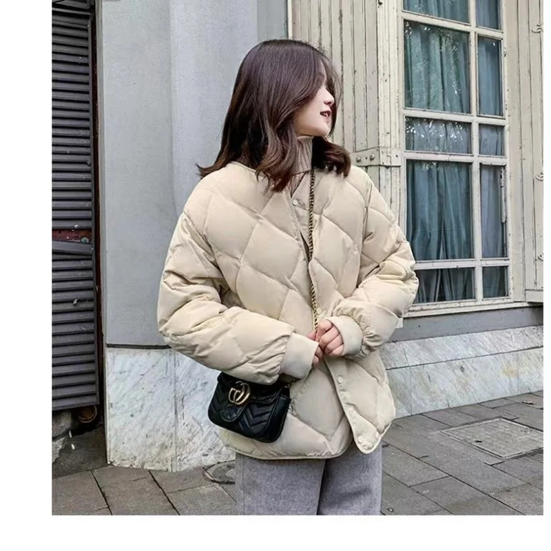 2023 Winter Winter Coat New Female Student Short Cotton Coat Thickened Bread Coat Winter Jacket Women