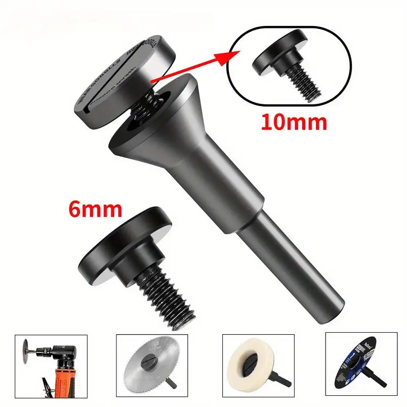 Mounting Mandrel for Cut Off Wheels 6mm /10mm Hole Grinding Wheel Saw Blade Die Grinder Rotary Tool