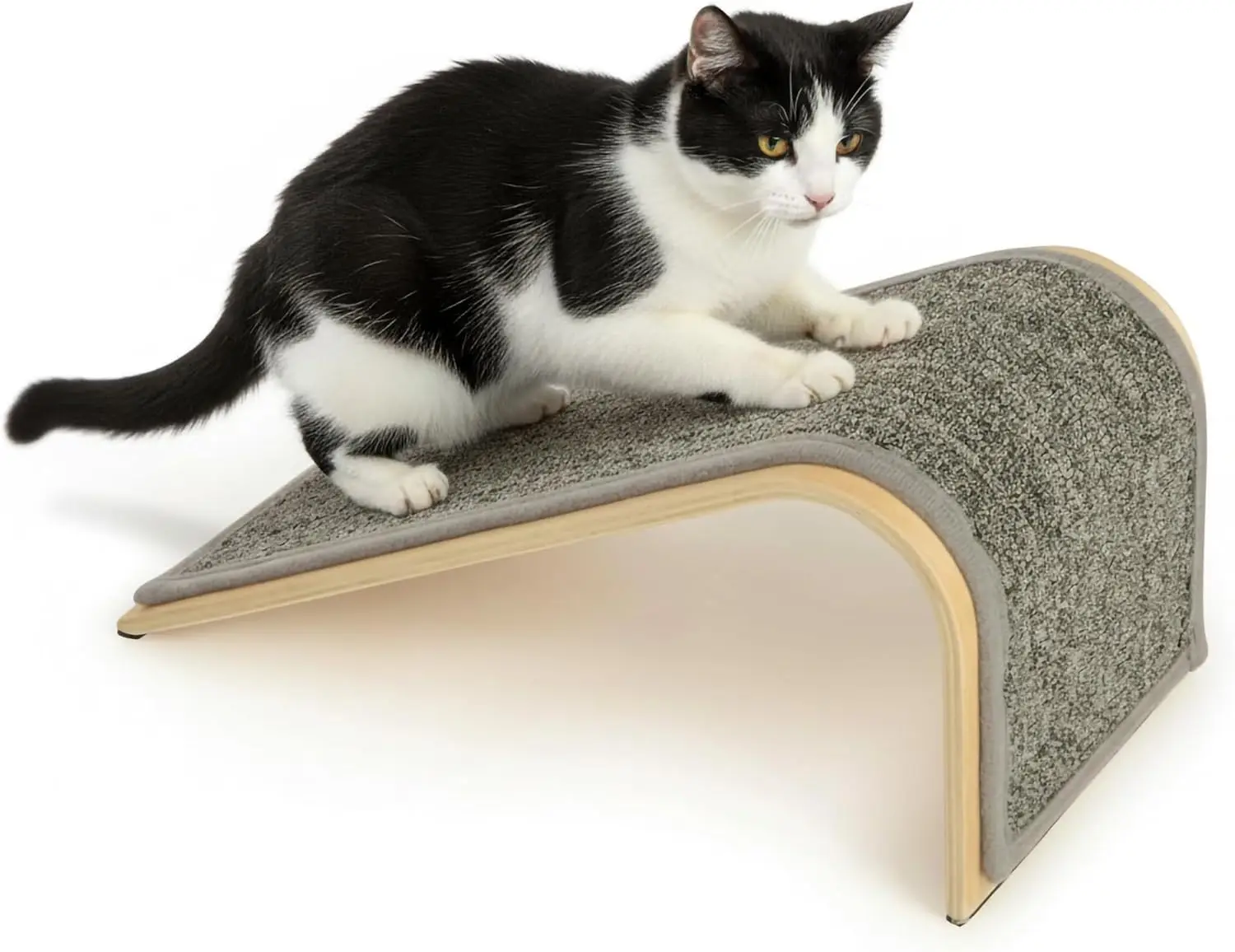 

Угловой защитный коврик для ковров серого цвета для домашнего использования — прочный, нескользящий, универсальный для всех типов ковров