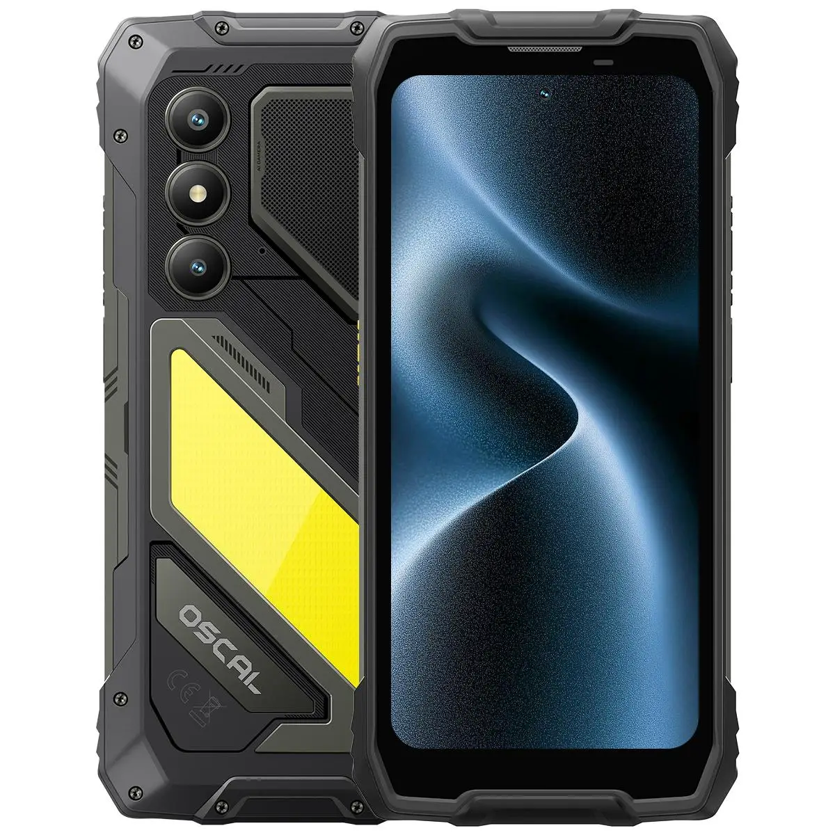 Blackview Oscal Pilot 5 5G Rugged Phone 8GB+256GB 6.67" IPS Display 15000mAh Battery Android 16 UMS9620 T8100 5G NFC Smartphone