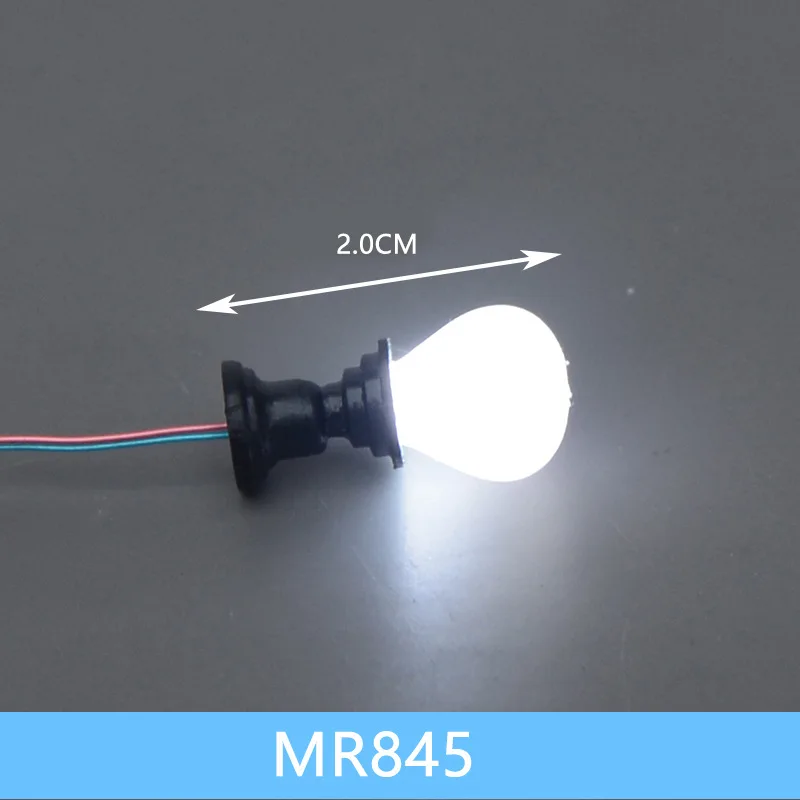 10pcs 3v Miniatur LED leuchtende Gras lampe Kunststoff Modell Kit Maßstab Innenhof Landschafts licht für Diorama Szene Beleuchtung – Detail 8