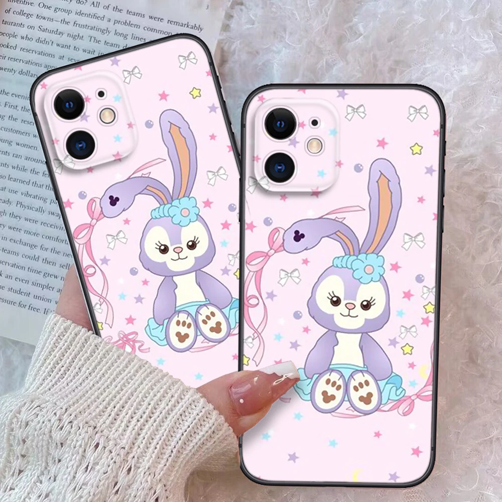 Z114 StellaLou cartoon Soft Case for Soft Silicone phone Case for iPhone 15 14 Plus 13 12 11 X XS XR Pro Max Mini 8 7 Plus