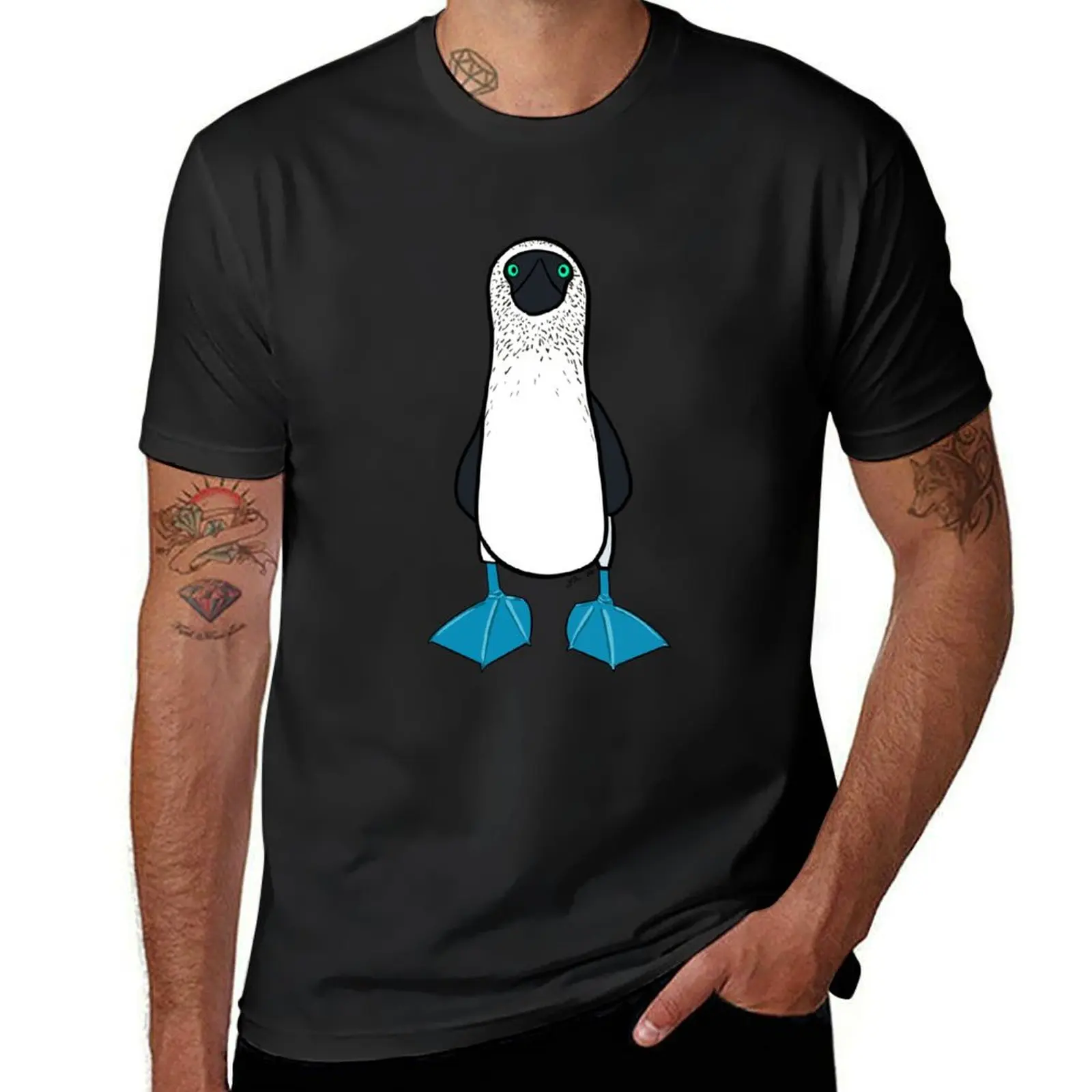 Blue-Footed Booby T-shirt sports fans funnys oversizeds mens clothing