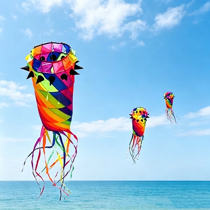 Large kite windsocks flying show kite tails inflatable kite pendant outdoor game paragliding wing Single cerf volant delta kites