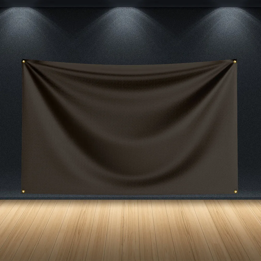3X5Ft F1 Auto Racing Black Flag For Decor