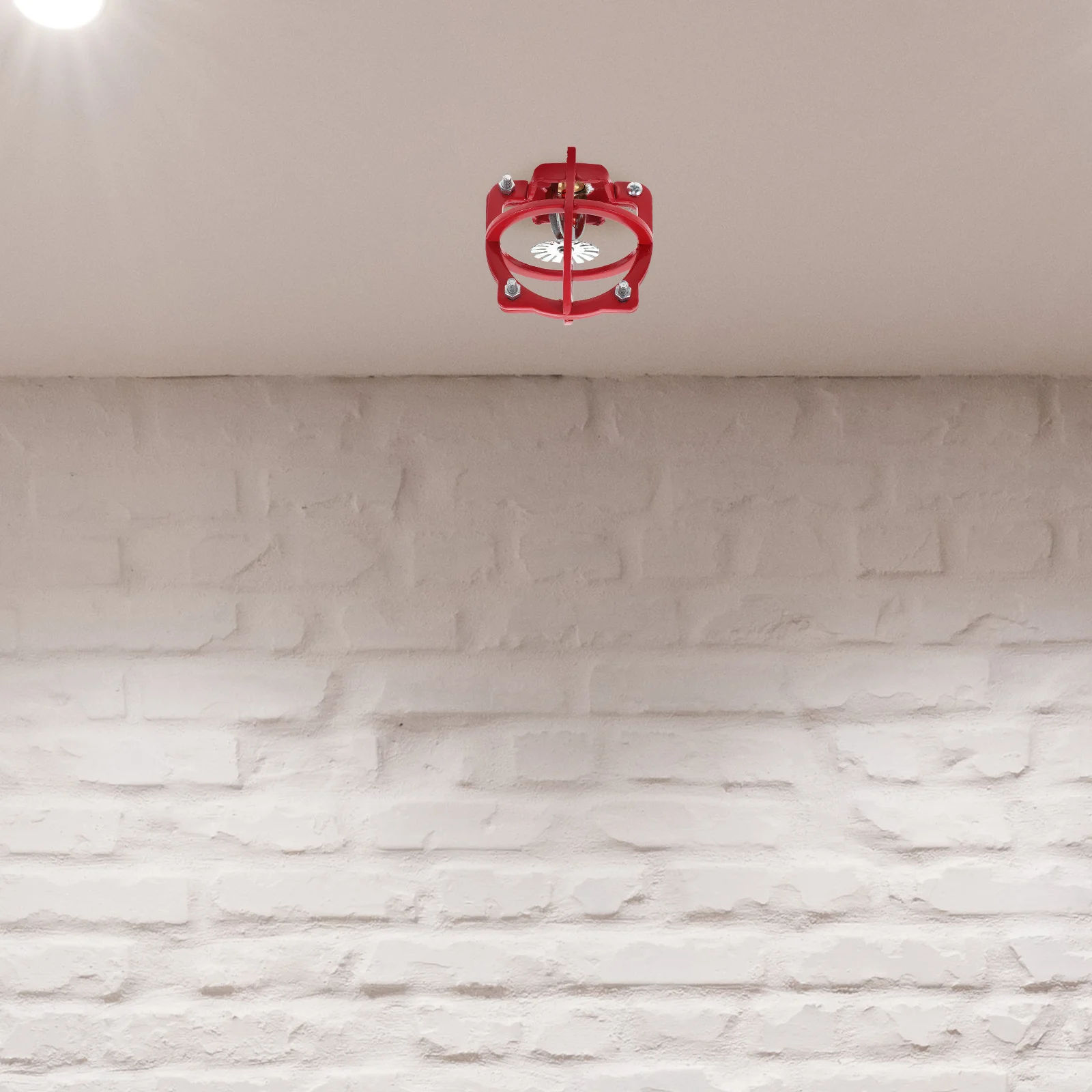 Fire Sprinkler Head Cover 20Mm Bright Red Protective Guard For Ceiling Interior Residential Safety System Sprinkler Cage