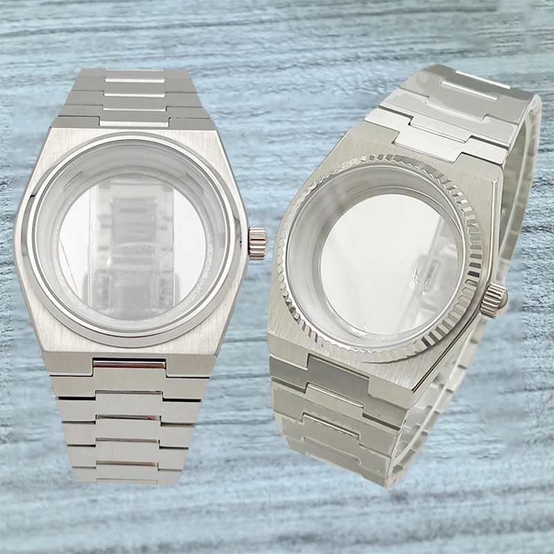 

NH35 PRX Super Player Watch Case Sapphire Glass Case Fits NH35 NH36 NH38 4R 7S Movement Transparent Back Cover Watch Repair Part