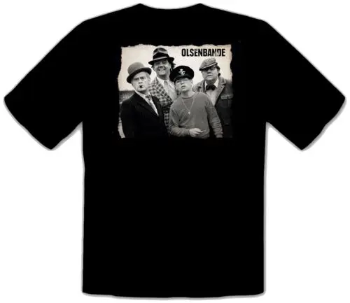 

Olsenbande Egon Benny Kjeld Börge Yvonne schwarz T-Shirt -552