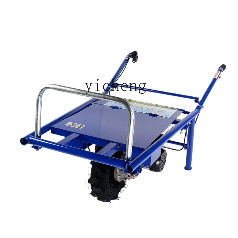 

сельскохозяйственная электрическая тележка для сада, горных дорог, транспортировка, одноколесный двухколесный транспортер