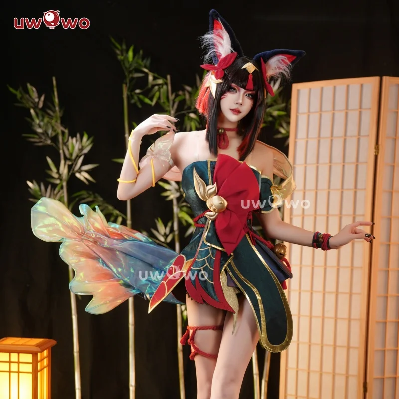 

PRE SALE UWOWO Ahri Cosplay Game LOL: Ahri After Hours Mythic Variant Cosplay Costume Halloween Costume Christmas Costume