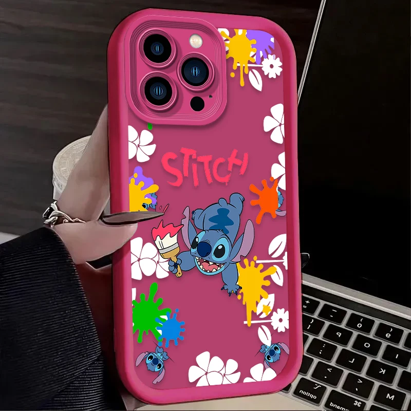 Graffiti Disney Stitch Case for Xiaomi 14T 13T 12T 11T 13 12 11 Lite 5G NE POCO X6 X5 F6 F5 F3 X4 GT X3 NFC M5S C65 M6 Pro 4G