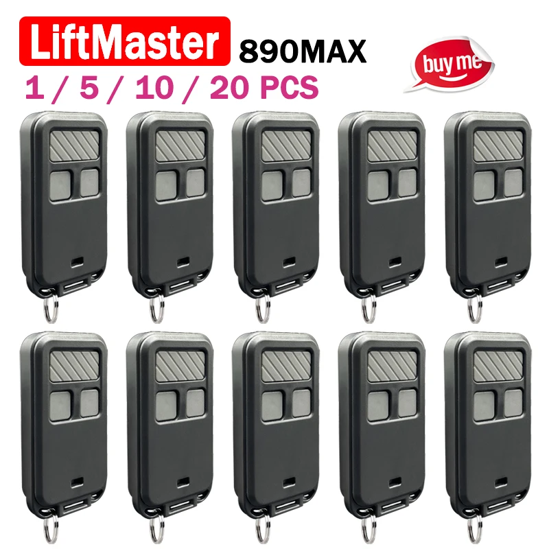 

Newest Liftmaster 890MAX Remote Control Transmitter Compatible With 893LM 971LM 973LM 371LM 373LM Garage Door Opener Command