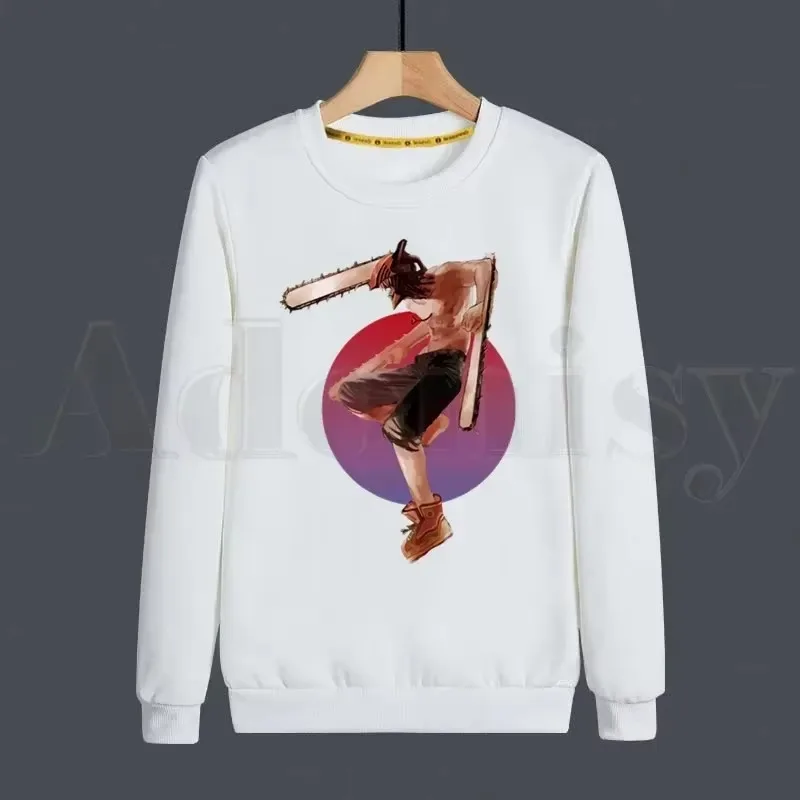 Sudadera con capucha de motosierra para hombre, ropa deportiva informal con cuello redondo, Otoño e Invierno