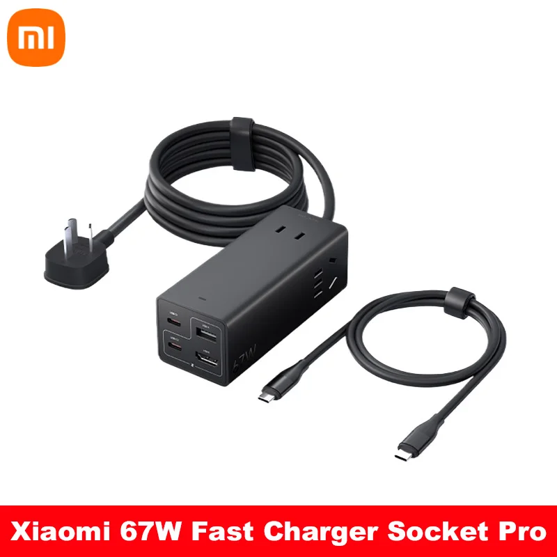 

Док-станция Xiaomi Pro 7 в 1, устройство для быстрой зарядки и подключения к USB Type-C, HDMI, 4K