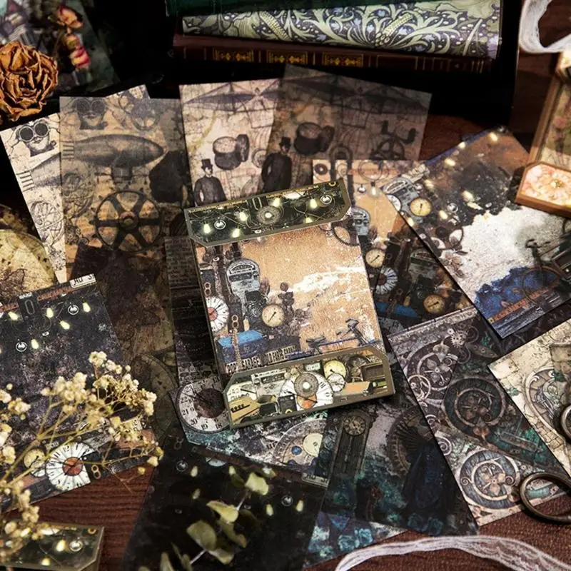 

F42d 20 листов ретро эстетические декоративные бумажные скрапбукинг