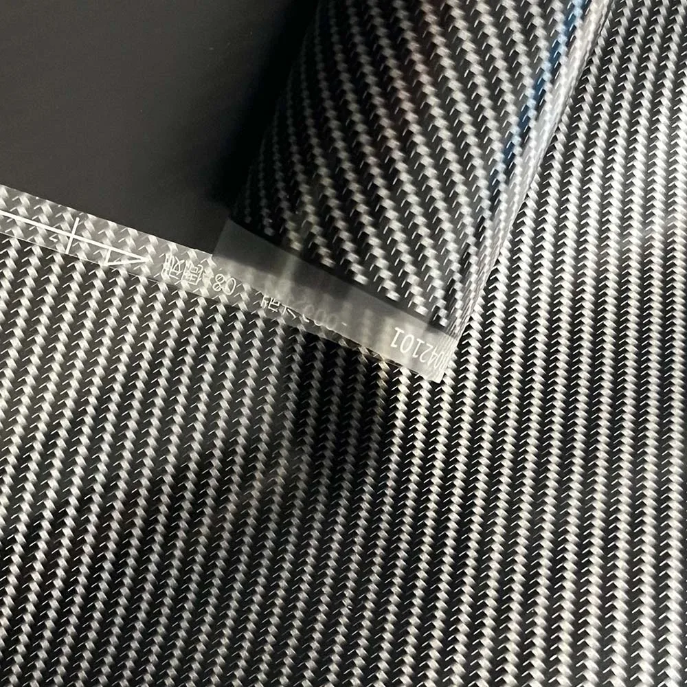 10 เมตรพื้นหลังสีดําทึบแสงคาร์บอนไฟเบอร์ Water Transfer ฟิล์มกว้าง 0.5 เมตรอุทกศาสตร์ Flm Cubi Dipping ภาพยนตร์